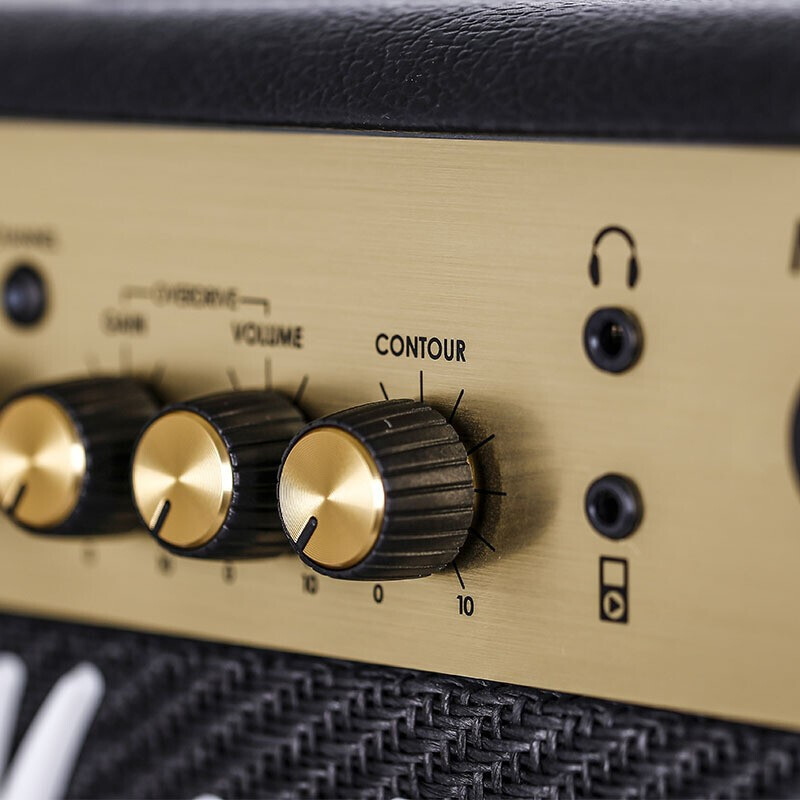 马歇尔(Marshall)吉他音箱 MG10G电吉他音箱 初学原声失真效果马勺电吉他音响 24W