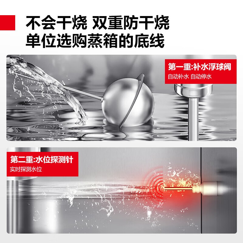 德玛仕(DEMASHI)商用蒸箱蒸饭柜蒸饭车蒸包炉电蒸箱家用食堂蒸包一机多能 [定制盘]8盘380V 约120人430盘高清大图