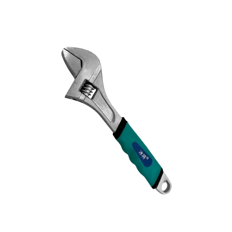 冰将 包塑防滑胶柄活动扳手 把高清大图