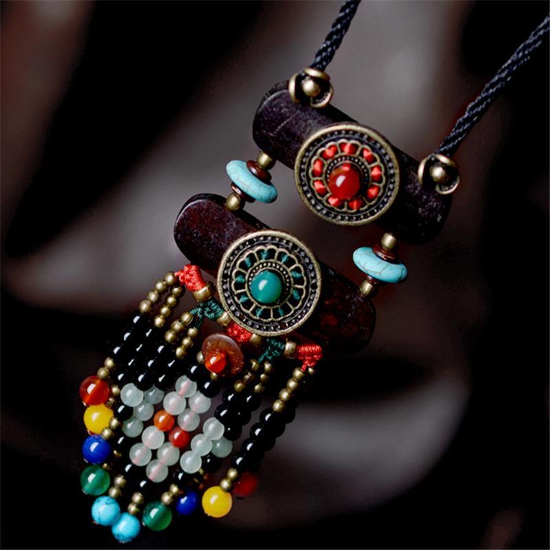 复古民族风个性长款藏式项链饰品衣服配饰
