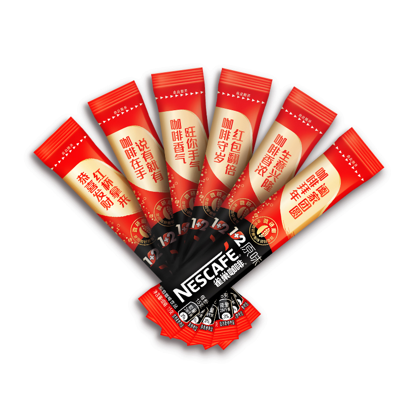 雀巢咖啡 1+2原味 1.5kg (100条x15g) 新春特制款