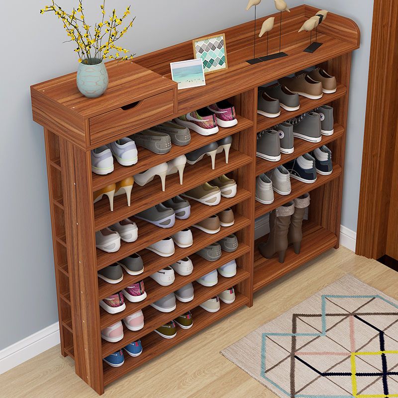 鞋架简易多层家用口木质小鞋架防尘鞋架鞋柜省空间收纳置物架定制