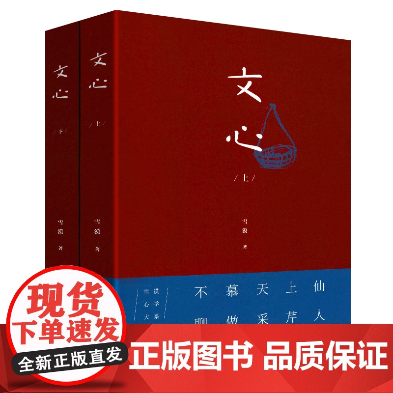 [正版] 文心(上下)全2册雪漠文学的书雪漠心学作品人生哲学读物文学的精神和文化般若佛法修正国学经典当代散文随笔高清大图