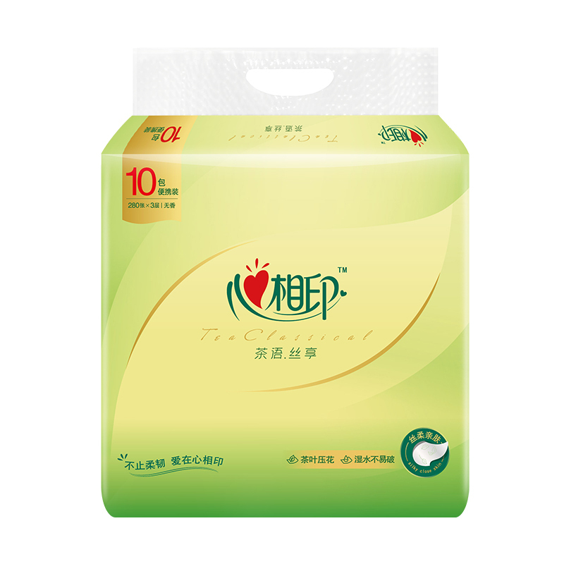 心相印丝享系列纸餐巾3层28片YB.10包装T4035-1提