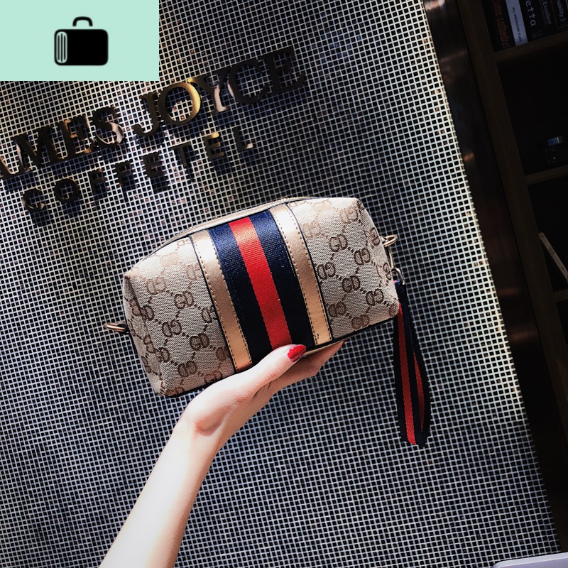 迷你包女2020新款欧美时尚手拿包帆布手拎包女包百搭单肩斜跨小包NEWLAKE高清大图