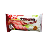 【满99元任选12件】双汇大肉块火腿肠240g单包即食特制香肠厨房炒菜推荐休闲零食