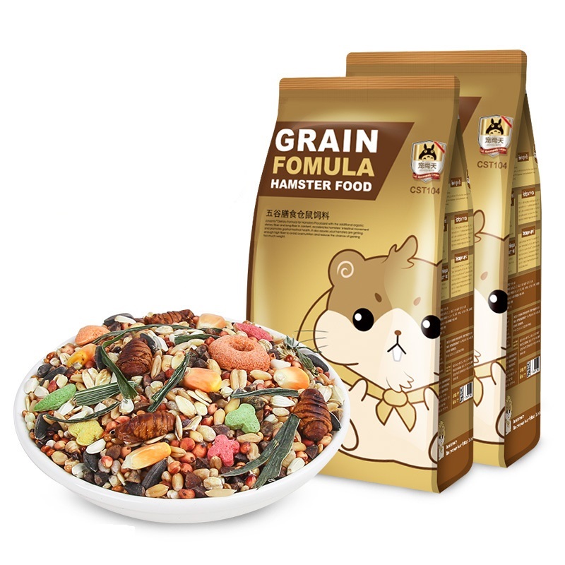 新鲜五谷仓鼠粮食物饲料主粮小仓鼠用品主食金丝熊粮食2包高清大图