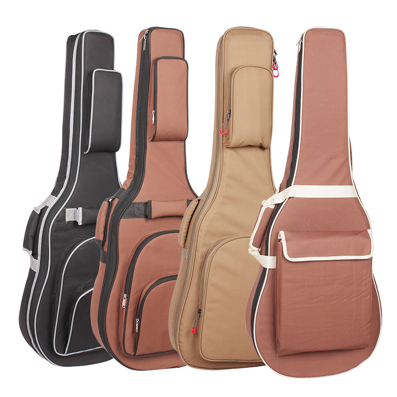 黑色标准吉他包38寸39寸通用民谣吉他包38寸39寸40寸41寸加厚吉它琴包