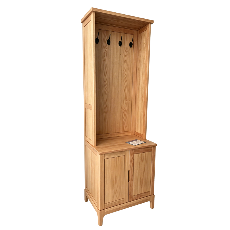 欣安顺 挂衣鞋柜1000*400*2000mm 组高清大图