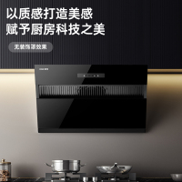 樱雪(INSE)抽油烟机 油烟机家用 经典侧吸油烟机 爆炒19m³/min大吸力易清洁触摸控制 抽烟机C2328(B)W
