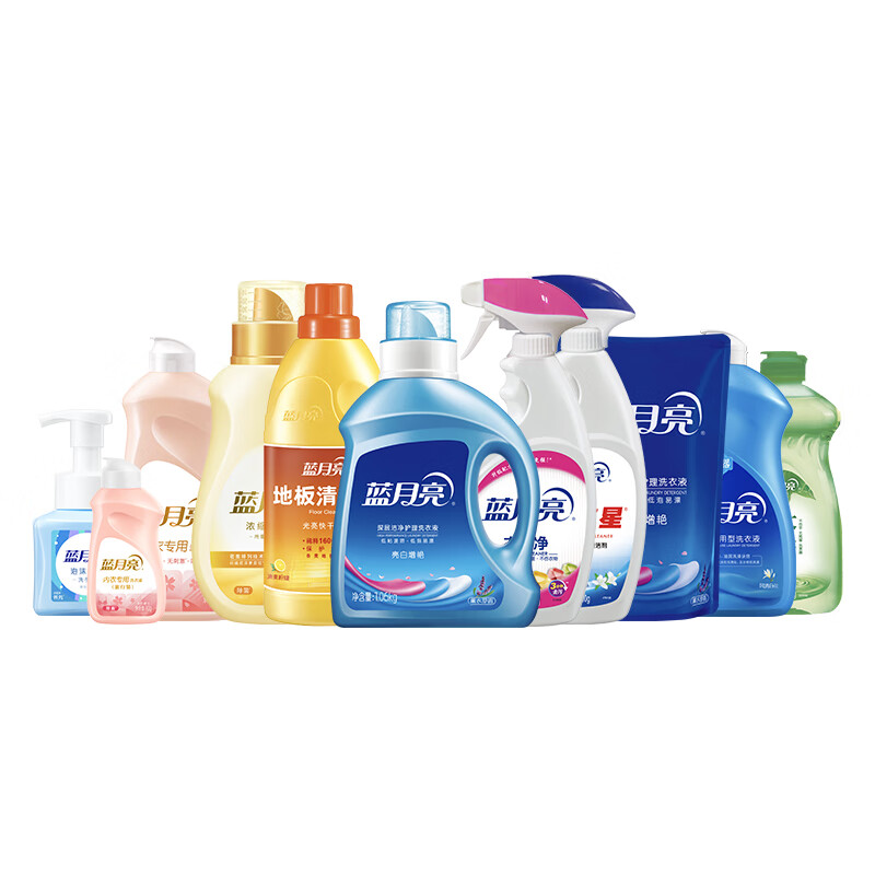 蓝月亮洗护家清11件套