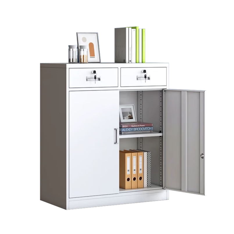 彤悦 TY-WJG224 二斗下节矮柜 铁皮柜 档案柜抽屉柜钢制 850*390*1020mm 板材厚度:0.5mm高清大图