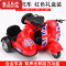 真智力Q版合金车跨斗摩托车模型儿童玩具车声光回力车小绵羊卡通小汽车