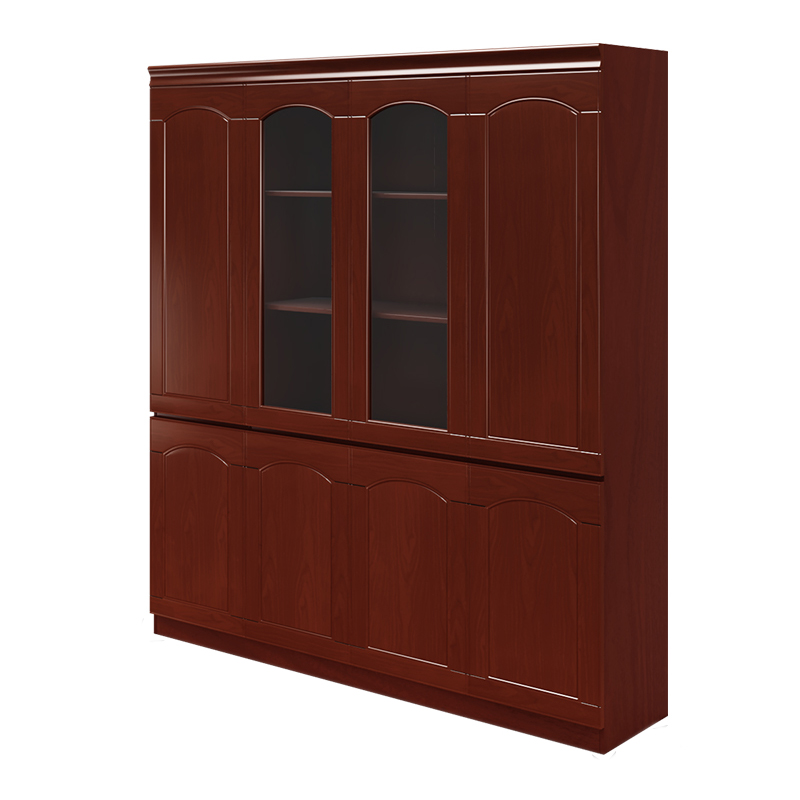 臻远ZY-YGB-05 文件柜油漆贴木皮资料柜书柜高清大图