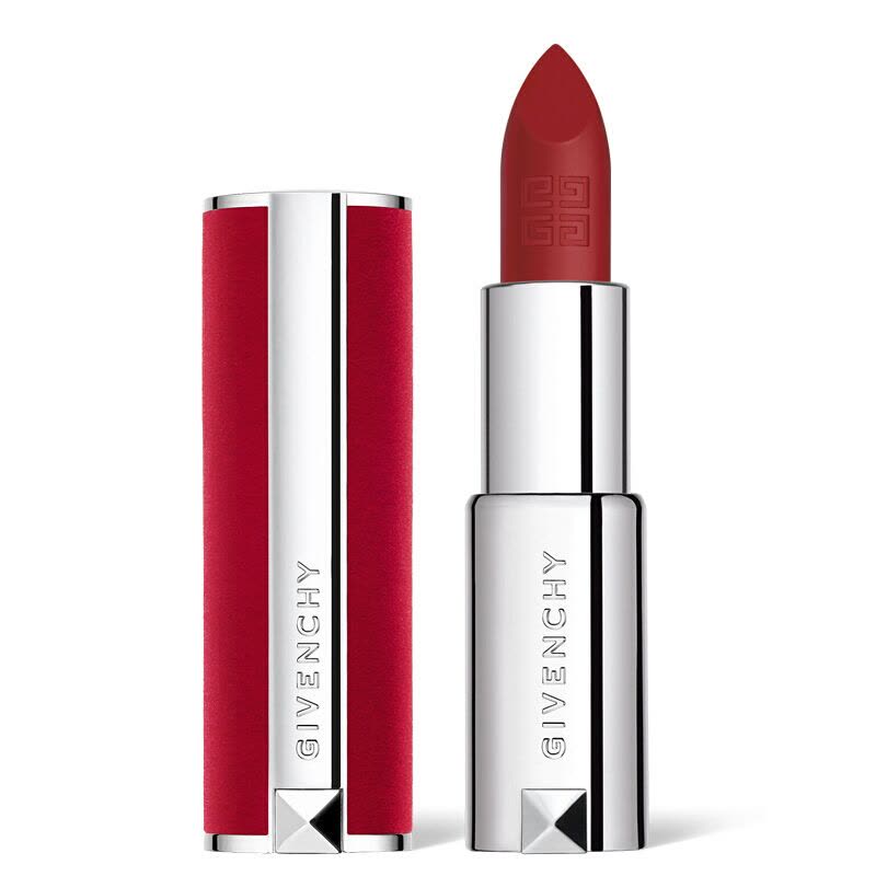 纪梵希Givenchy 高定香榭红丝绒唇膏不易脱妆 小羊皮口红3.4g #N37 哑光朱砂砖红图片