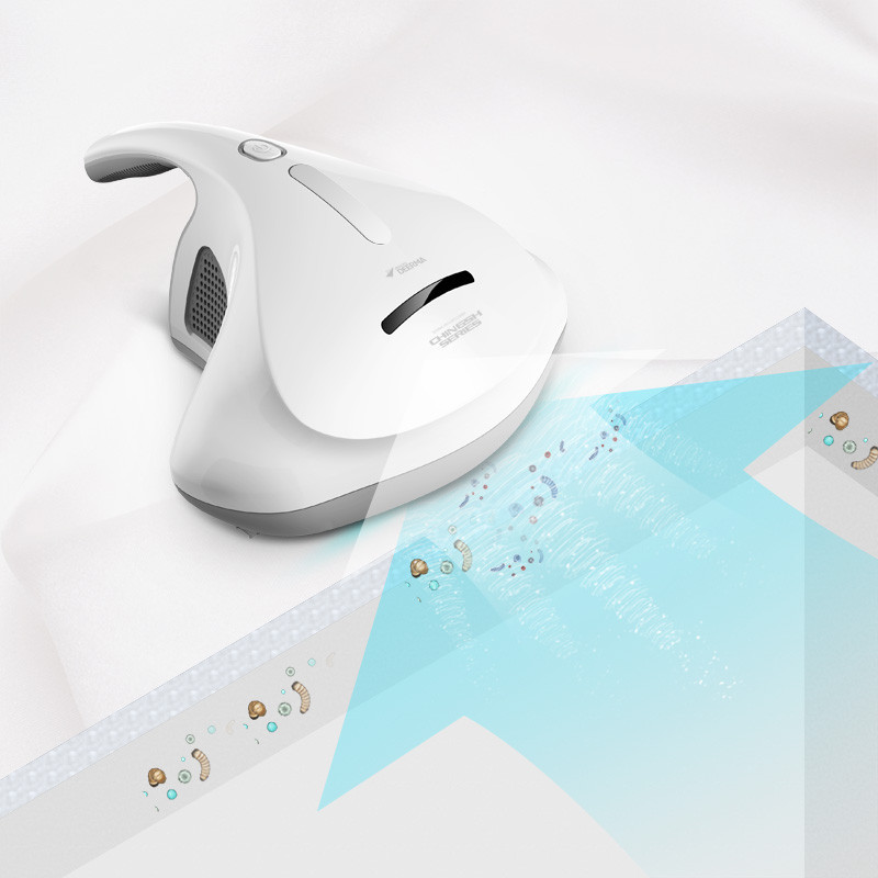 德尔玛(Deerma)吸尘器 CM300S UV紫外线除螨仪 小巧迷你 手持吸尘器家用 350W尘杯集尘吸尘扫地机