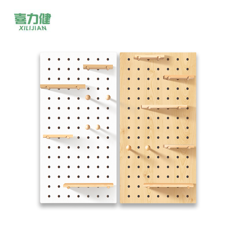 喜力健 实木洞洞板 白色-60*80CM 套高清大图