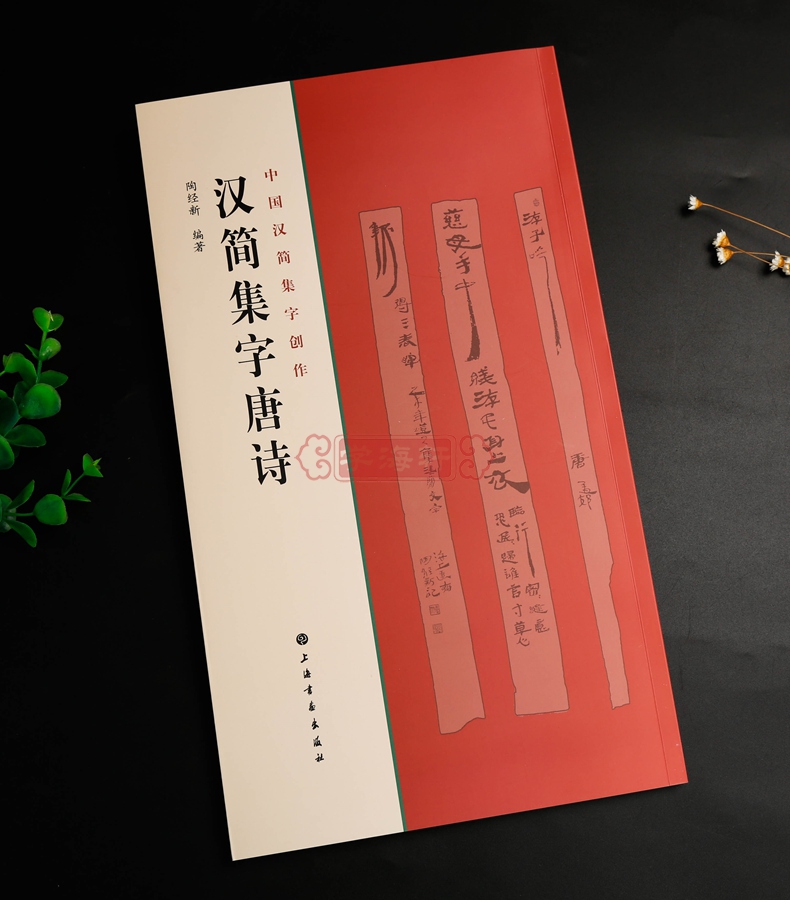 [正版]汉简集字唐诗中国汉简集字创作陶经新汉代竹简木牍毛笔字帖书法临摹简体旁注居延汉简武威简牍书籍上海书画出版社高清大图