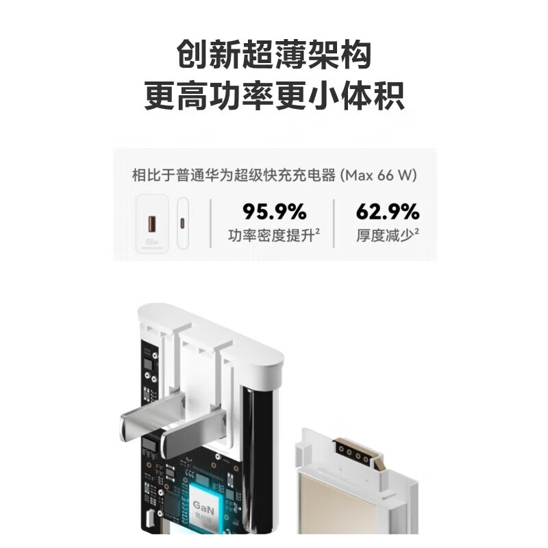 华为丨流光紫全能充电器66W含6A C-C;1.0米高清大图