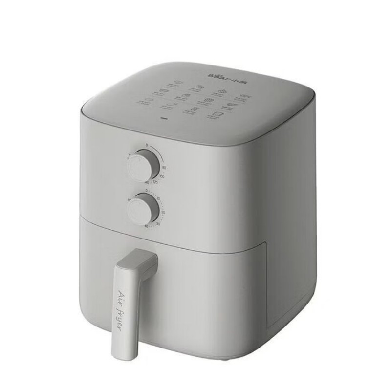 小熊(Bear)空气炸锅家用多功能5L微电脑触控微蒸汽嫩烤电炸锅 QZG-Z15B3白色高清大图