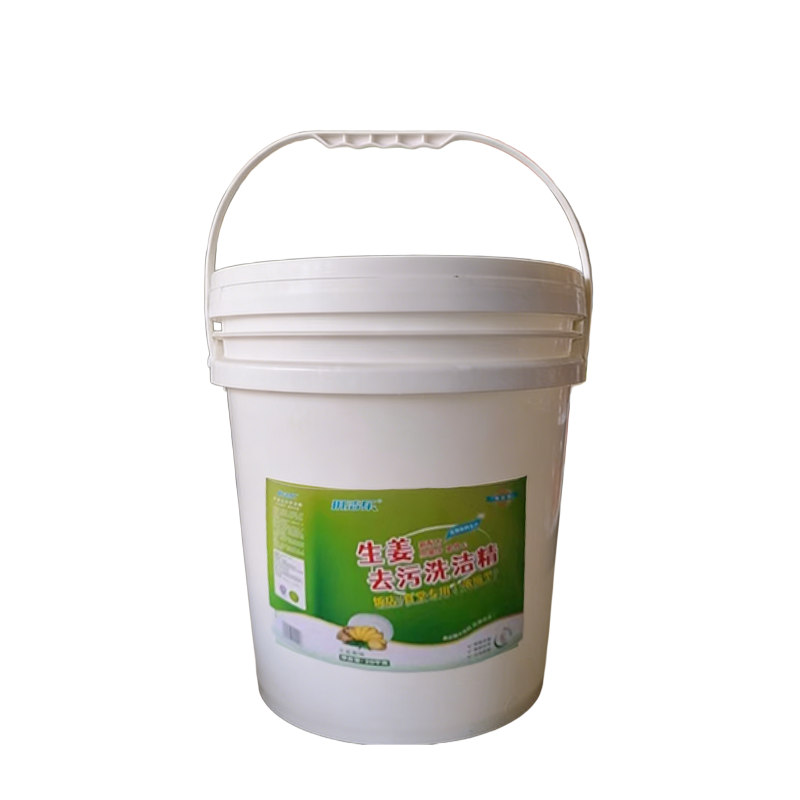 玥洁乐 洗洁精 生姜香味 浓缩型 20kg/桶高清大图