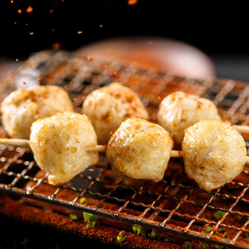 海欣灌汤福州鱼丸500g火锅丸子食材麻辣烫关东煮豆捞烧烤食材高清大图