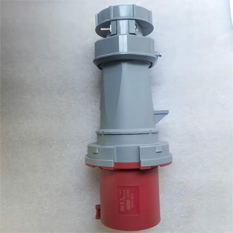 曼奈柯斯 三相五芯航空插头 63A-6H,IP44 TYP1235/1个