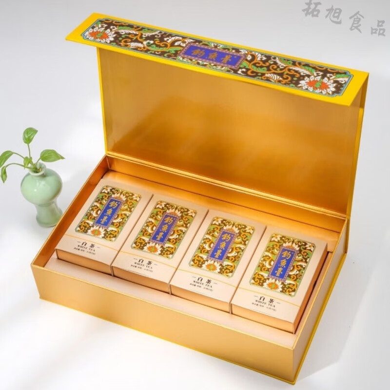 钓鱼台茗茶套装普洱熟茶饼 357g高清大图