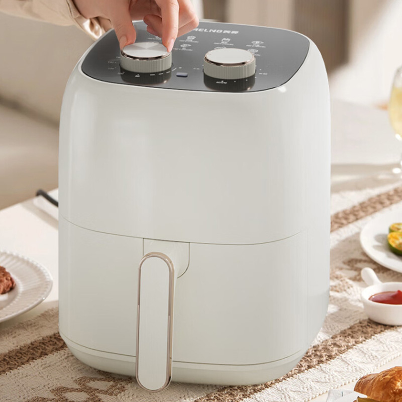美菱空气炸锅5L大容量双旋钮控温定时MZG-LC45300高清大图