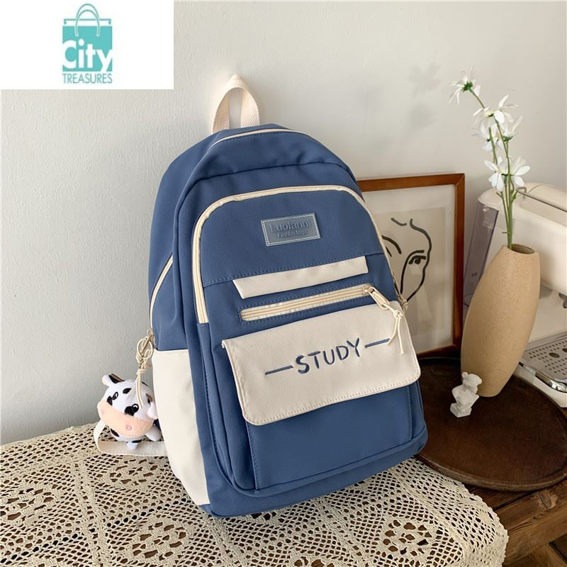 bangdou日系ins风小学生书包女初中生中学生双肩包高中女生背包男大学