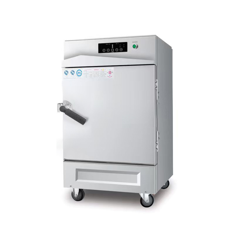 疆途者 商用电蒸箱蒸饭车单门6盘豪华电脑款电蒸饭柜 380V 6kW SJTZ-S1DC-8002高清大图