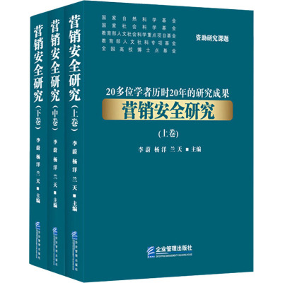 营销安全研究(全三卷)