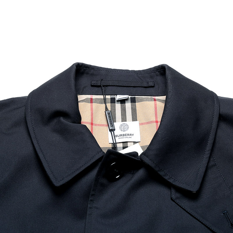 博柏利burberry男款棉质皮姆利科版型嘎巴甸轻便大衣风衣外套8034547