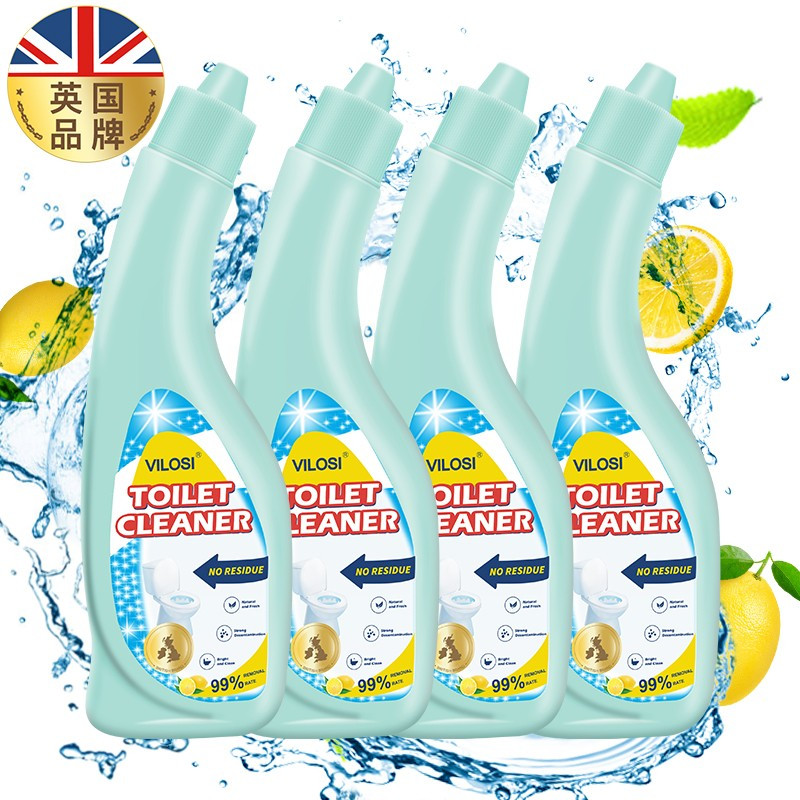 英国vilosi洁厕液 清香 500ml/瓶 马桶厕所清洁剂 洁厕宝 去异味 洁厕神器 除垢 去渍洁厕液