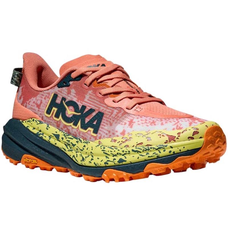 Hoka One One轻量越野女款跑鞋动态网格透气缓震攀爬抓地力强户外徒步鞋高清大图