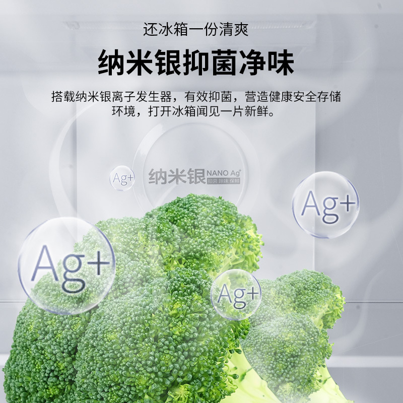 澳柯玛BCD-226WH两门双门电冰箱家用租房小型风冷无霜低噪节能免除霜离子净味抑菌高清大图