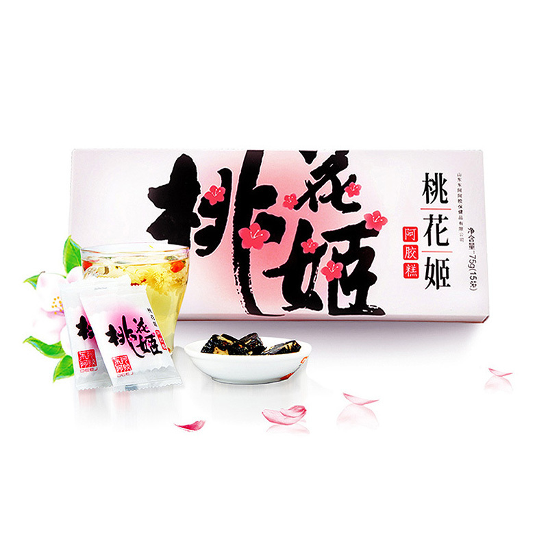 东阿阿胶桃花姬阿胶糕75g(5g*15块)