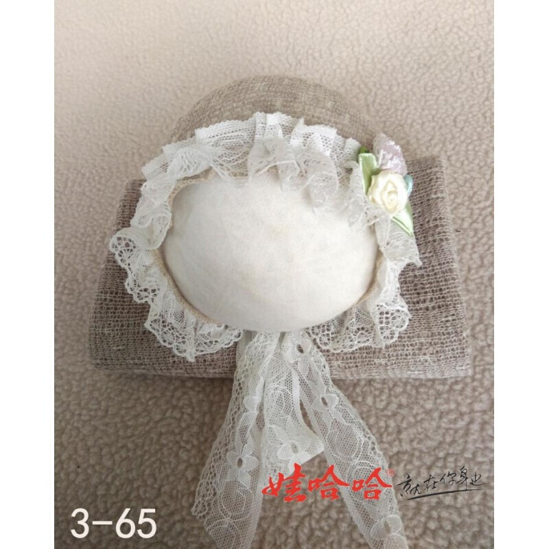 儿童摄影道具拍摄毛毯婴儿满月百天宝宝拍照背景布儿弹力裹布乳白色3-65