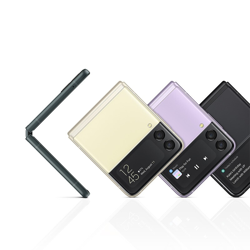 三星ZFlip3 5G(SM-F7110)折叠屏 双模5G手机 立式交互 IPX8防水 8GB+256GB黑 陨石海岸三星F7110高清大图
