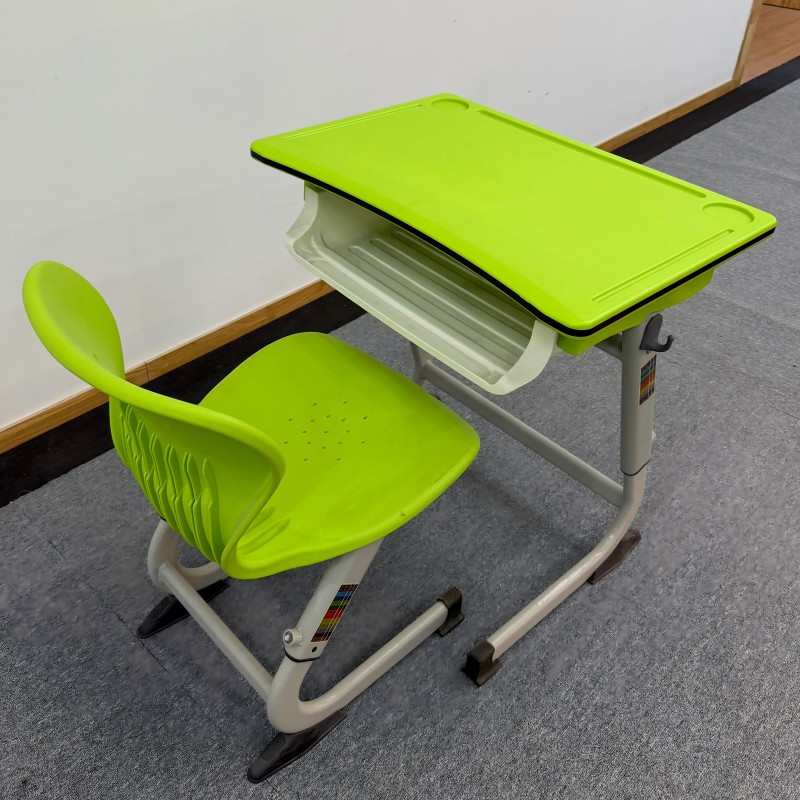 L型可升降课桌椅KZ0001,KY0001高清大图