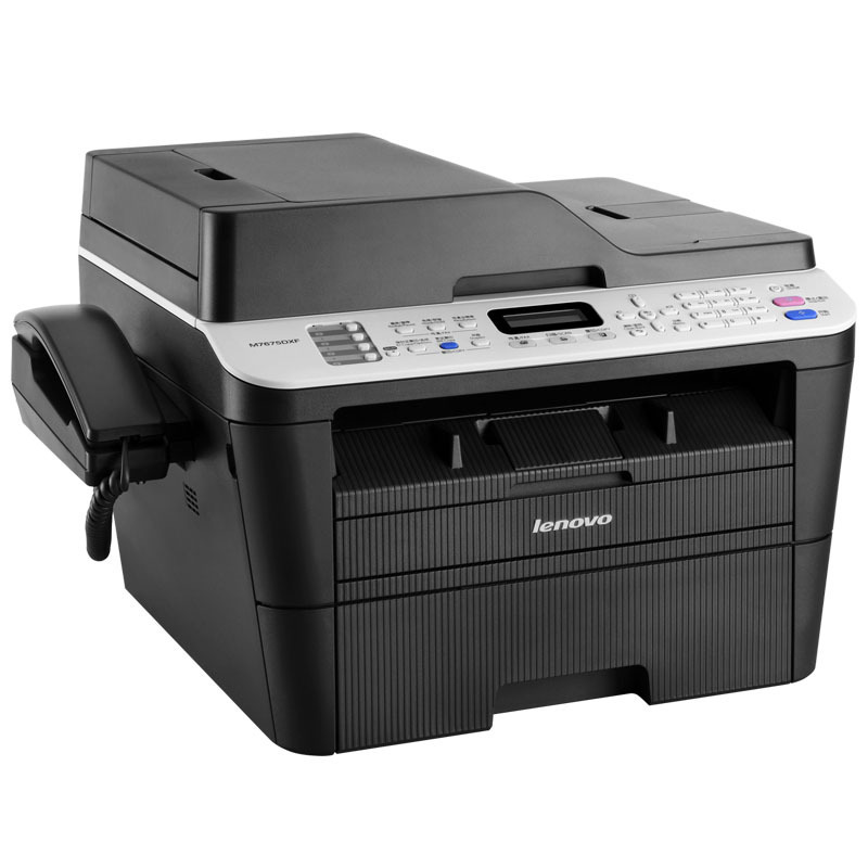 联想(Lenovo)M7675DXF 黑白激光多功能一体机 自动双面打印 商用办公家用(打印 复印 扫描 传真标配