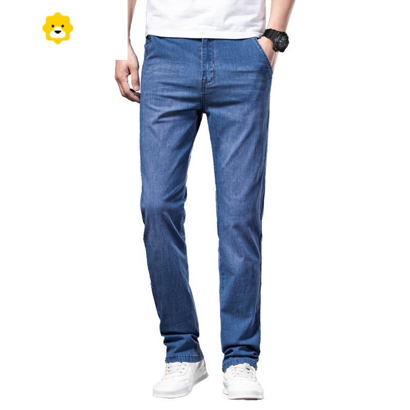 fish basket直筒牛仔裤男宽松季薄款高腰2024年新款广州新塘镇男士