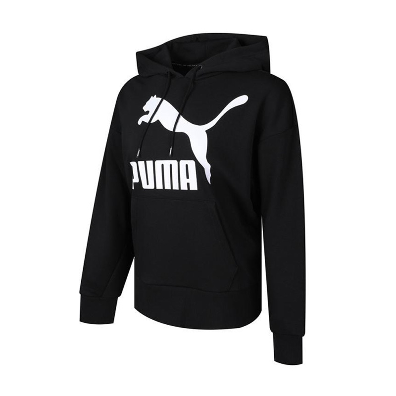 彪马 Puma 新款女子印花连帽休闲卫衣Classics Logo Hoody Regul 59919701
