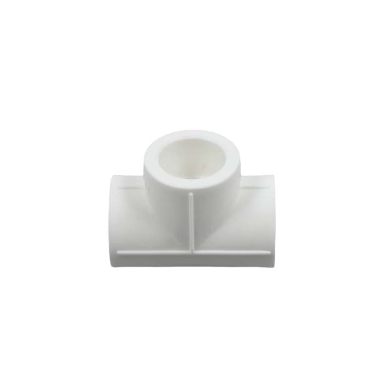 三通 PPR25(6分)×1/2"(4分)25*1/2带丝三通 白色 PN20压力等级 黄铜内丝嵌件 热熔连接 管路分路