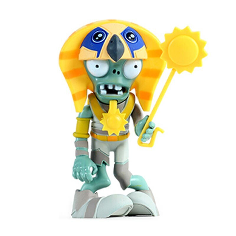 植物大战僵尸玩具5只装硬胶冰西瓜菜问大嘴食人花向日葵太阳埃及法老