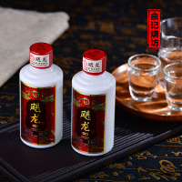 飓龙酱酒小福 53度100ml*4小瓶 小酒版酱香型白酒 纯粮高度数 礼盒整箱装 纯坤沙工艺酱酒