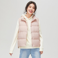 高梵GOLDFARM羽绒马甲女士短款冬季新款韩版轻薄羽绒服修身背心坎肩外套