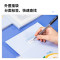 得力(deli)72483试卷夹A3/40页插页收纳袋资料册 资料透明文件夹文具整理用品学生办公试卷册 蓝色