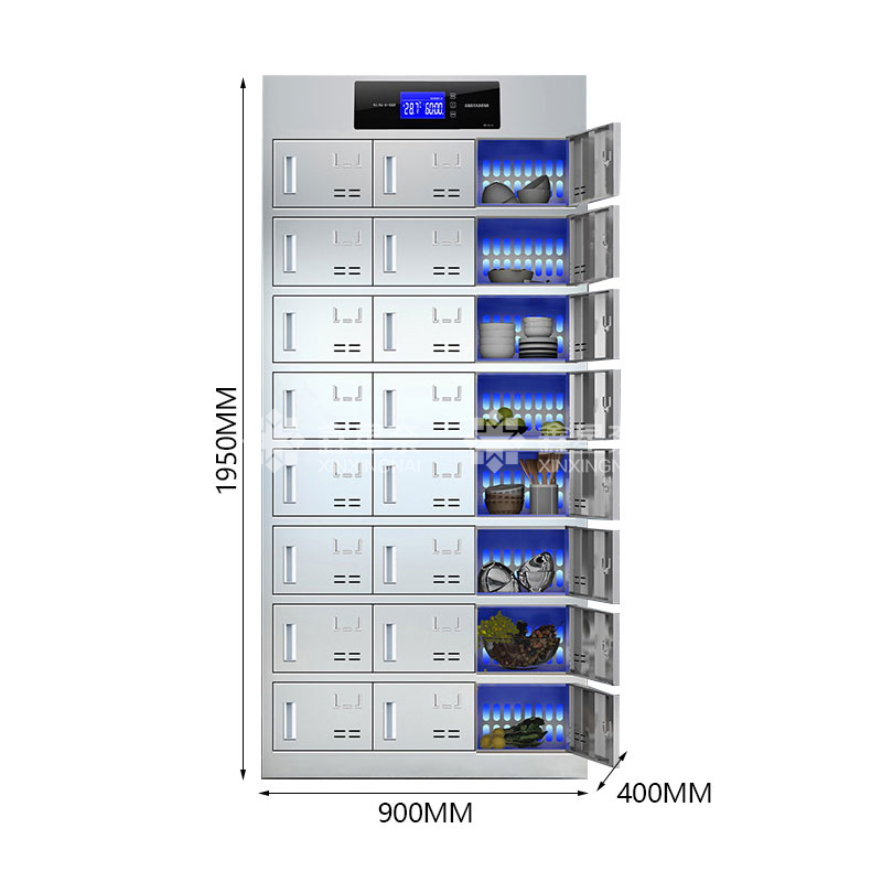 鑫星奈 XXN4022701 不锈钢消毒碗柜食堂餐具柜多门储物柜24门消毒碗柜高清大图