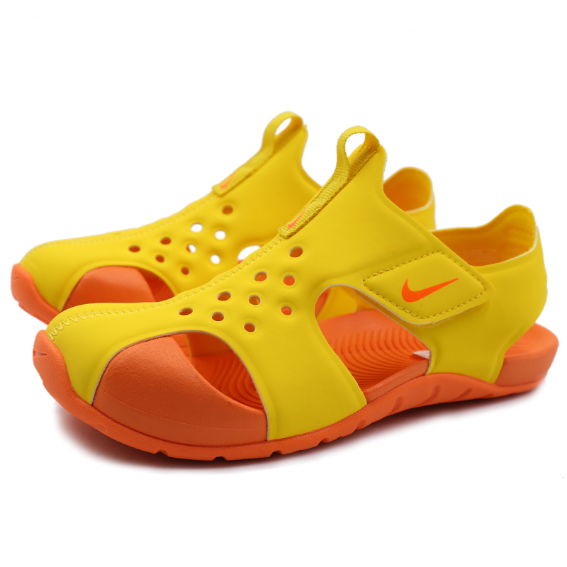 nike/耐克 男童凉鞋 透气包头沙滩鞋943826-001-301-700